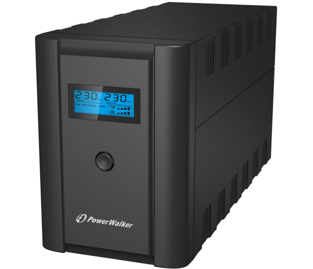 Power Walker LINE-INTERACTIVE (1200VA/600W, 2xPL/IEC, AVR, LCD) - 253675 - zdjęcie